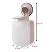 Load image into Gallery viewer, Soap Dispenser Wall-mounted Squeezing with Suction Cup for Bathroom Kitchen Soap Machine Wall Mounted Punch Free Plastic Press Soap Dispenser
