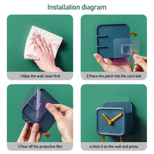Load image into Gallery viewer, Wall Mounted Phone Holder Self Adhesive Phone Charger Holder Storage Box Wall Hook Organizer Remote Control Holder
