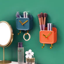 Load image into Gallery viewer, Wall Mounted Phone Holder Self Adhesive Phone Charger Holder Storage Box Wall Hook Organizer Remote Control Holder
