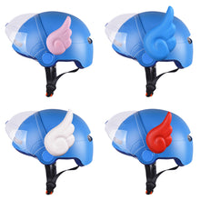 Load image into Gallery viewer, 2Pcs Motorcycle Helmet DIY Wing Style Motocross Sticker Full Face Off Road Helmet Decoration Accessorie
