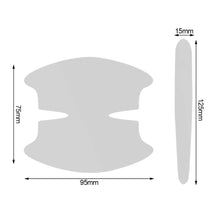 Load image into Gallery viewer, 8Pcs TPU Car Door Bowl Sticker Clear Door Bowl Handle Protection Sticker Paint Surface Film Anti-scratch Car Accessories
