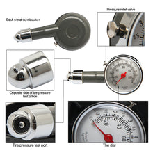 Load image into Gallery viewer, Car Tire Pressure Gauge Auto Air Pressure Meter Tester Diagnostic Tool Metal
