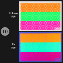 Load image into Gallery viewer, Luminous Effect Nail Sticker Flame Snake Skin Texture Design Tips Glitter Nail Art Decoration Stickers Adhesive Manicure Sticker
