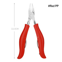 Load image into Gallery viewer, 1 pc Non-slip Handle Eagle Stainless Steel Nose Pliers Useful Cuticle Nipper Cutter Nail Art Clipper Manicure Tool
