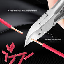 Load image into Gallery viewer, 1PC Stainless Steel Nail Cuticle Scissors Dead Skin Remover Cuticle Nipper Dead Trimming Nail Clipper Manicure Care Tools PP Handle
