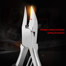 Load image into Gallery viewer, 1PC Stainless Steel Nail Cuticle Scissors Dead Skin Remover Cuticle Nipper Dead Trimming Nail Clipper Manicure Care Tools PP Handle

