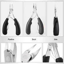 Load image into Gallery viewer, 1PC Stainless Steel Nail Cuticle Scissors Dead Skin Remover Cuticle Nipper Dead Trimming Nail Clipper Manicure Care Tools PP Handle
