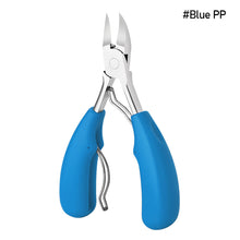 Load image into Gallery viewer, 1PC Stainless Steel Nail Cuticle Scissors Dead Skin Remover Cuticle Nipper Dead Trimming Nail Clipper Manicure Care Tools PP Handle
