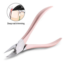 Load image into Gallery viewer, 1 Pro Stainless Steel Ingrown Toenail Nipper Nail Clipper Exfoliating Special Nail Scissors Paronychia Care Pedicure Tools
