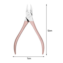 Load image into Gallery viewer, 1 Pro Stainless Steel Ingrown Toenail Nipper Nail Clipper Exfoliating Special Nail Scissors Paronychia Care Pedicure Tools
