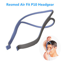 Load image into Gallery viewer, Blue Headgear Full Replacement Part Head Band for CPAP Resmed Air Fit P10 Headgear Head Belt Ventilator Aaccessiories
