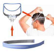 Load image into Gallery viewer, Blue Headgear Full Replacement Part Head Band for CPAP Resmed Air Fit P10 Headgear Head Belt Ventilator Aaccessiories
