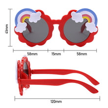 Load image into Gallery viewer, Cute Children Cartoon Round Frame Sunglasses PC Rainbow Colored Sunglasses Kids Baby Retro Lovely Sun Glasses
