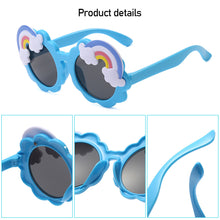 Load image into Gallery viewer, Cute Children Cartoon Round Frame Sunglasses PC Rainbow Colored Sunglasses Kids Baby Retro Lovely Sun Glasses
