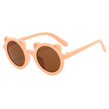 Load image into Gallery viewer, Children Lovely Colorful Bear Sunglasses Girls Cute Kids Eyeglasses Colored Lenses Boys Baby Shades Glasses
