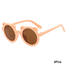 Load image into Gallery viewer, Children Lovely Colorful Bear Sunglasses Girls Cute Kids Eyeglasses Colored Lenses Boys Baby Shades Glasses
