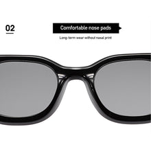 Load image into Gallery viewer, Fashion Big Frame Rice Nail Sunglasses Retro Wild Men and Women Anti-blue Light UV400 Anti-ultraviolet Too Sunglasses
