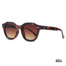 Load image into Gallery viewer, Fashion Big Frame Rice Nail Sunglasses Retro Wild Men and Women Anti-blue Light UV400 Anti-ultraviolet Too Sunglasses
