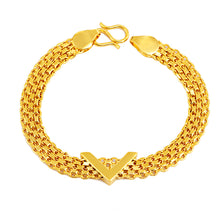 Load image into Gallery viewer, Vietnam Gold Double Layer Transfer Bead Bracelet Gold Imitation Gold Bracelet Women's Gold Gold Bracelet V Bracelet Jwewlry
