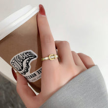 Load image into Gallery viewer, Creative Zircon Inlaid Oil Belt Women Ring Buckle Opening Ring Fashion Personality Daily Versatile Female Ring Jewelry Gift
