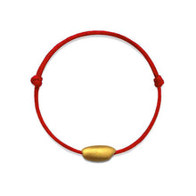 Load image into Gallery viewer, Simple Sweet Red Rope Bracelet Weave Rope Lotus Gold Plum Blossom Style Female Bracelet Couple Fortunate Jewelry Gift
