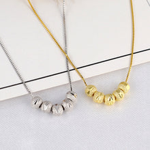 Load image into Gallery viewer, Titanium Steel Gold Plated Letter Pendant Necklace Fashion Necklace Women Clavicle Chain Simple Fashion Accessories Jewelry
