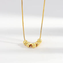 Load image into Gallery viewer, Titanium Steel Gold Plated Letter Pendant Necklace Fashion Necklace Women Clavicle Chain Simple Fashion Accessories Jewelry
