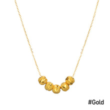 Load image into Gallery viewer, Titanium Steel Gold Plated Letter Pendant Necklace Fashion Necklace Women Clavicle Chain Simple Fashion Accessories Jewelry
