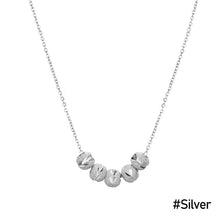 Load image into Gallery viewer, Titanium Steel Gold Plated Letter Pendant Necklace Fashion Necklace Women Clavicle Chain Simple Fashion Accessories Jewelry
