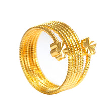 Load image into Gallery viewer, Multilayer Ring Creative Retro Simple Alluvial Gold Ring Fashion Gold-plated Copper Heart Star Couple Ring Jewelry Gift for Lover
