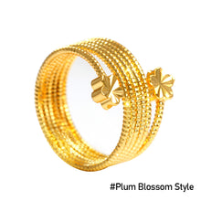 Load image into Gallery viewer, Multilayer Ring Creative Retro Simple Alluvial Gold Ring Fashion Gold-plated Copper Heart Star Couple Ring Jewelry Gift for Lover
