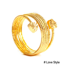 Load image into Gallery viewer, Multilayer Ring Creative Retro Simple Alluvial Gold Ring Fashion Gold-plated Copper Heart Star Couple Ring Jewelry Gift for Lover
