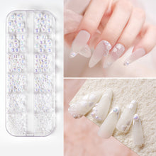 Load image into Gallery viewer, Nail Art Jewelry Shaped Rivets Shells Symphony Pearls Nail Decoration Nail Art DIY Nail Accessories
