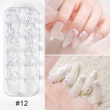 Load image into Gallery viewer, Nail Art Jewelry Shaped Rivets Shells Symphony Pearls Nail Decoration Nail Art DIY Nail Accessories

