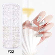 Load image into Gallery viewer, Nail Art Jewelry Shaped Rivets Shells Symphony Pearls Nail Decoration Nail Art DIY Nail Accessories
