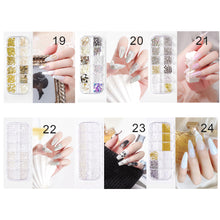 Load image into Gallery viewer, Nail Art Jewelry Shaped Rivets Shells Symphony Pearls Nail Decoration Nail Art DIY Nail Accessories
