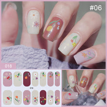 Load image into Gallery viewer, 14pcs/Sheet Nail Stickers Adhesive Nail Sticker 3D Nail Wrap Full Cover Nail Art Supplies Nail Accessories
