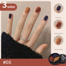 Load image into Gallery viewer, Solid Nail Polish Three-color Suit Solid Cream Painted Glue Popular Colors Manicure Tools Nail Art Accessories
