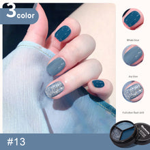 Load image into Gallery viewer, Solid Nail Polish Three-color Suit Solid Cream Painted Glue Popular Colors Manicure Tools Nail Art Accessories
