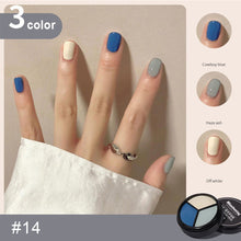 Load image into Gallery viewer, Solid Nail Polish Three-color Suit Solid Cream Painted Glue Popular Colors Manicure Tools Nail Art Accessories

