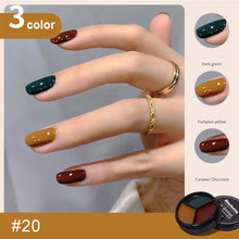 Load image into Gallery viewer, Solid Nail Polish Three-color Suit Solid Cream Painted Glue Popular Colors Manicure Tools Nail Art Accessories
