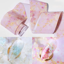Load image into Gallery viewer, Nail Art Transfer Paper Ink Smudge Nail Marble Pattern Cloud Starry Sky Sticker Nail Art DIY Accessories
