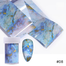 Load image into Gallery viewer, Nail Art Transfer Paper Ink Smudge Nail Marble Pattern Cloud Starry Sky Sticker Nail Art DIY Accessories
