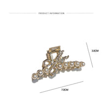 Load image into Gallery viewer, Women Pearl Hairpin Fashion All-match Metal Hair Clip Temperament Hairpin Hair Accessories
