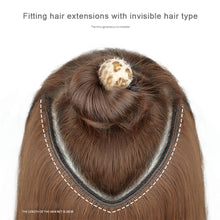 Load image into Gallery viewer, Women Wig Big Wave Hair Extension Piece Simulation Hair One Piece Invisible Seamless U-shaped Natural Wig Piece
