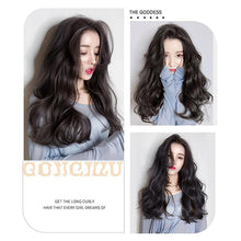Load image into Gallery viewer, Women Wig Big Wave Hair Extension Piece Simulation Hair One Piece Invisible Seamless U-shaped Natural Wig Piece
