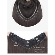 Load image into Gallery viewer, Women Wig Big Wave Hair Extension Piece Simulation Hair One Piece Invisible Seamless U-shaped Natural Wig Piece
