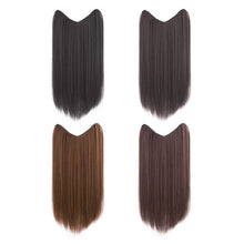 Load image into Gallery viewer, Women Wig Big Wave Hair Extension Piece Simulation Hair One Piece Invisible Seamless U-shaped Natural Wig Piece

