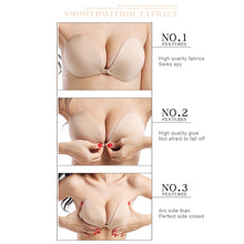 Load image into Gallery viewer, Invisible Strapless Thickening Gathering Breathable Chest Sticker Hand-supporting Chest Paste Underwear Accessories Bra
