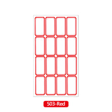 Load image into Gallery viewer, 68Pcs Self-adhesive Labels Blank Name Sticker Thermal Labels Sticker Paper Package Labe Supermarket Price Blank Tag
